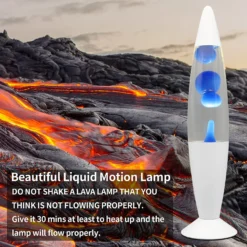 White & Blue Classic Lava Lamp 20 White & Blue Classic Lava Lamp -Chic Lighting Store 13892606 8334998573234132