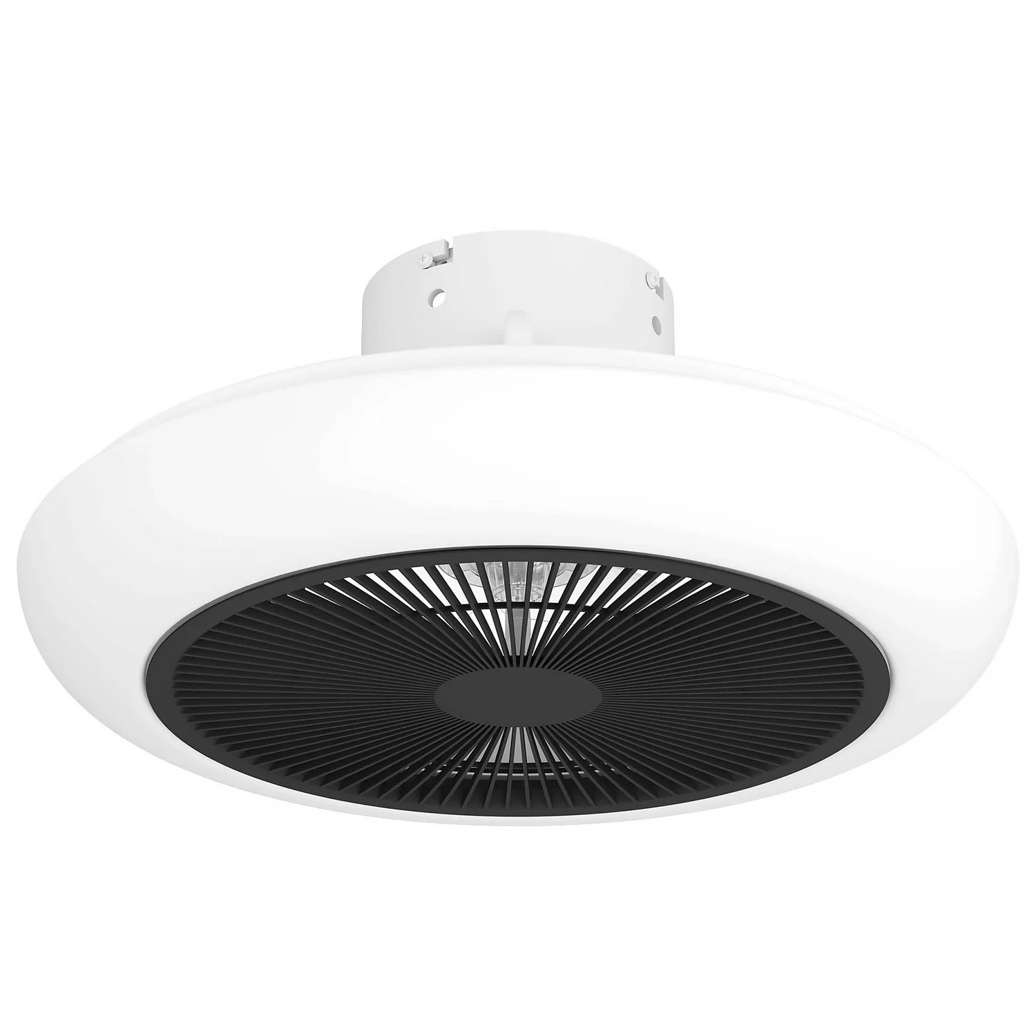 EGLO Sayulita Ceiling Light With Fan - White & Black 4 EGLO Sayulita Ceiling Light With Fan - White & Black - Image 2