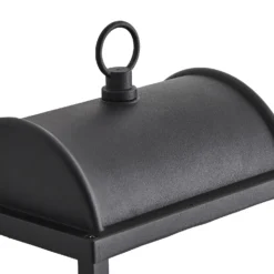 Charlotte E27 Outdoor Box Lantern With Frosted Glass - Black 9 Charlotte E27 Outdoor Box Lantern With Frosted Glass - Black -Chic Lighting Store 13924360 1814980107777889