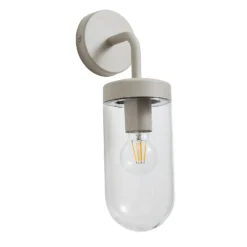 Kew Curved Arm E27 Outdoor Wall Light - Dove Grey 9 Kew Curved Arm E27 Outdoor Wall Light - Dove Grey -Chic Lighting Store 13924364 1104980109341906