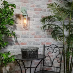 Kew Curved Arm E27 Outdoor Wall Light - Mint 11 Kew Curved Arm E27 Outdoor Wall Light - Mint -Chic Lighting Store 13924367 1554981979588862