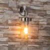 Kew Curved Arm E27 Outdoor Wall Light - Stainless Steel 1 Kew Curved Arm E27 Outdoor Wall Light - Stainless Steel -Chic Lighting Store 13924369 1445005578594927