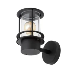 Leonis Miners Style Outdoor Wall Lantern - Black 8 Leonis Miners Style Outdoor Wall Lantern - Black -Chic Lighting Store 13924374 1374980108047556