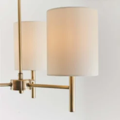 Kari 3 Light Semi Flush Ceiling Light - Brass -Chic Lighting Store 13938479 1624981960589733