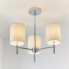 Kari 3 Light Semi Flush Ceiling Light - Chrome 1 Kari 3 Light Semi Flush Ceiling Light - Chrome -Chic Lighting Store 13938480 1784981960785411