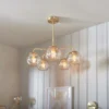 Geneva 5 Light Pendant Light - Brass -Chic Lighting Store 13938485 4694981958330469