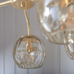 Geneva 5 Light Pendant Light - Brass 12 Geneva 5 Light Pendant Light - Brass -Chic Lighting Store 13938485 8084981958653119