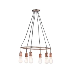 Henrik 6 Light Pendant Light - Pewter 10 Henrik 6 Light Pendant Light - Pewter -Chic Lighting Store 13938489 1864981960917468