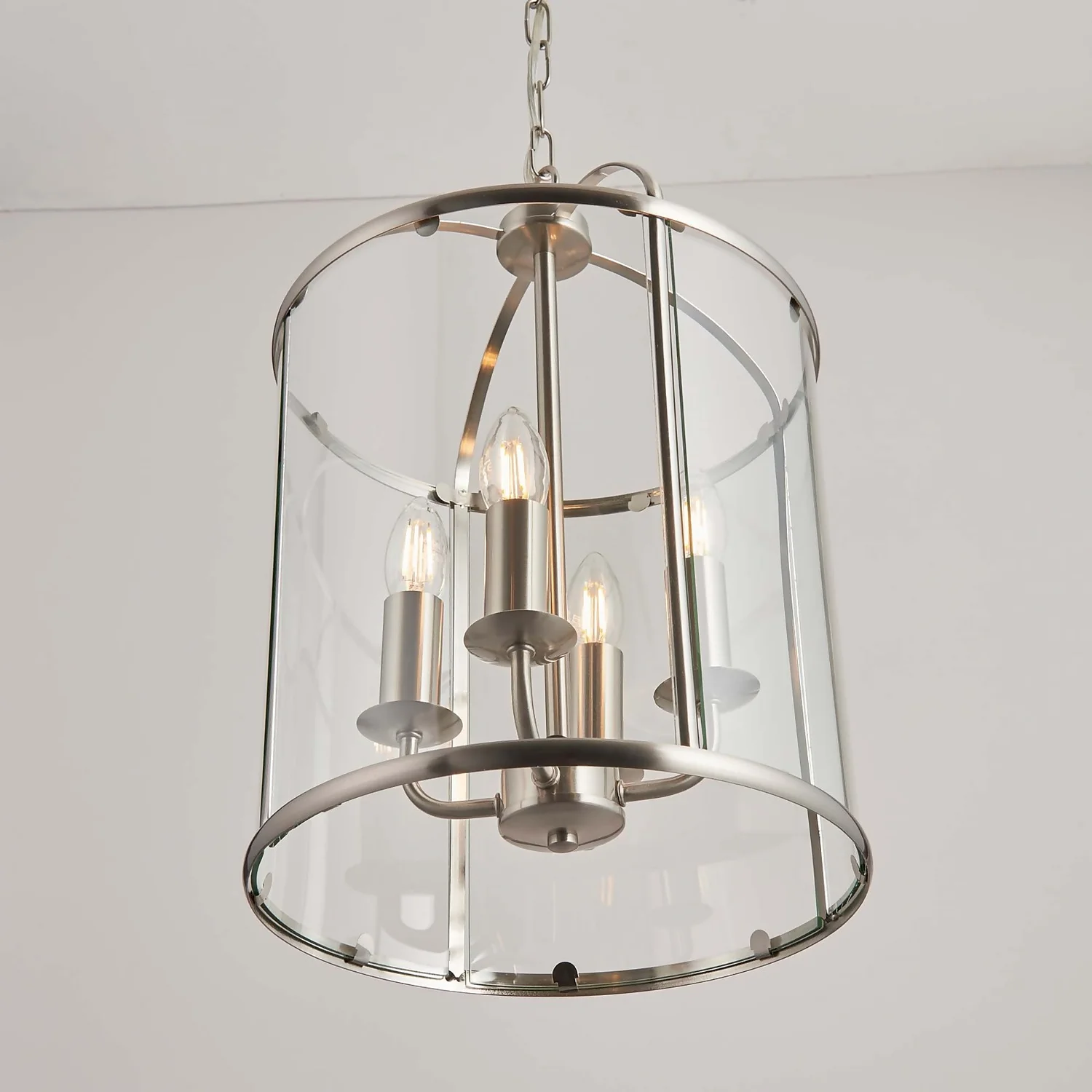 Abott 4 Light Pendant Light - Nickel 9 Abott 4 Light Pendant Light - Nickel - Image 7