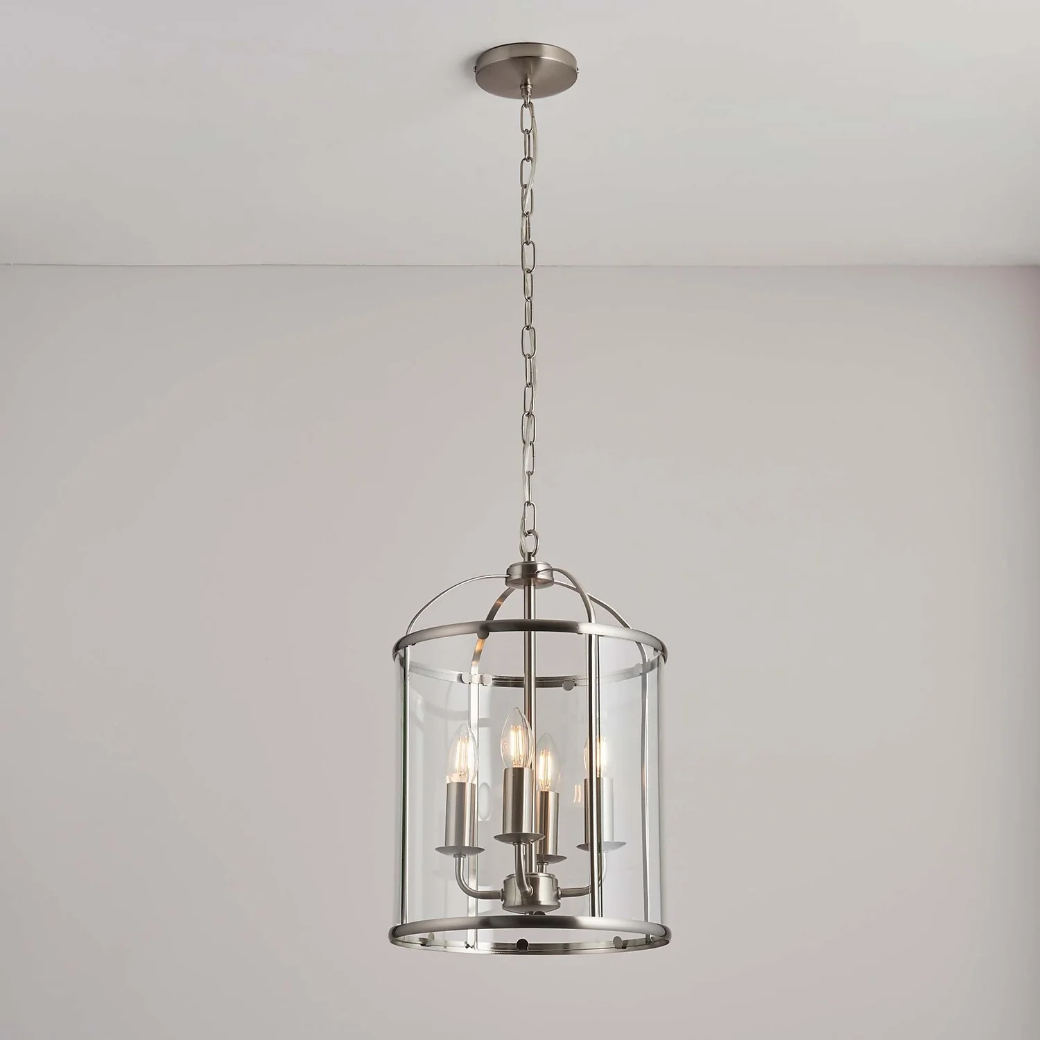 Abott 4 Light Pendant Light - Nickel 3 Abott 4 Light Pendant Light - Nickel