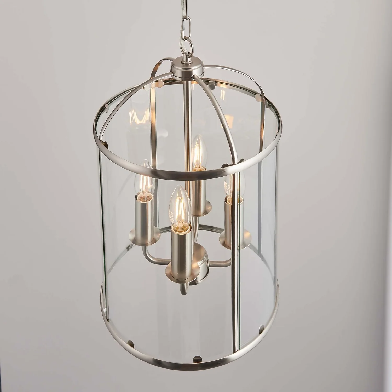 Abott 4 Light Pendant Light - Nickel 6 Abott 4 Light Pendant Light - Nickel - Image 4