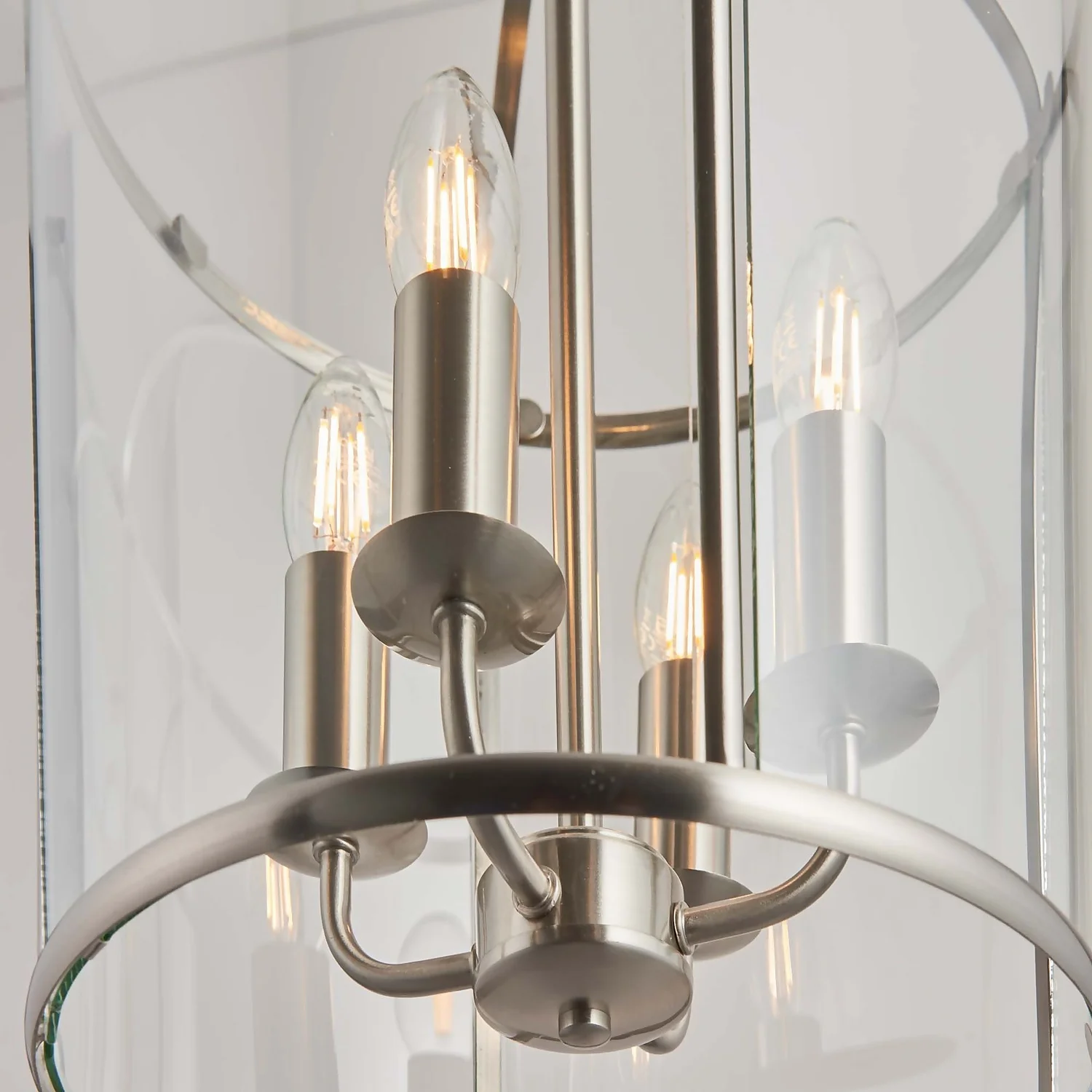 Abott 4 Light Pendant Light - Nickel 7 Abott 4 Light Pendant Light - Nickel - Image 5