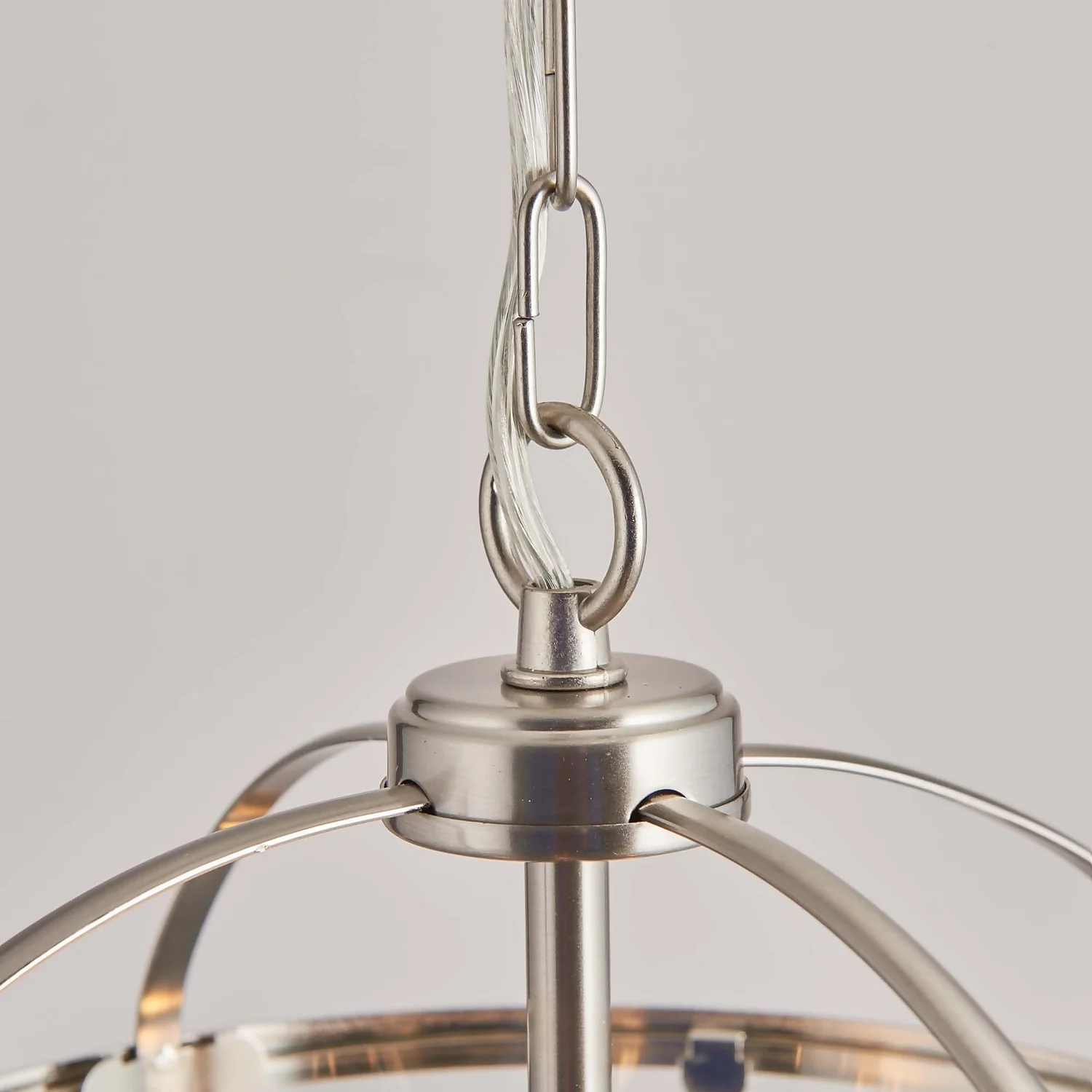Abott 4 Light Pendant Light - Nickel 8 Abott 4 Light Pendant Light - Nickel - Image 6