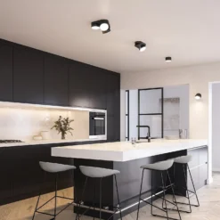 Lutec Stanos LED Indoor Ceiling Light With Lutec Connect Technology - Black - IP20 8 Lutec Stanos LED Indoor Ceiling Light With Lutec Connect Technology - Black - IP20 -Chic Lighting Store 13950224 1454993071697698