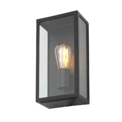 Minerva Outdoor Box Lantern Wall Light - Black 8 Minerva Outdoor Box Lantern Wall Light - Black -Chic Lighting Store 13956092 8584995190292484