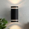 Lens Outdoor Up And Down Wall Light - Anthracite 1 Lens Outdoor Up And Down Wall Light - Anthracite -Chic Lighting Store 13956093 9784995190036095