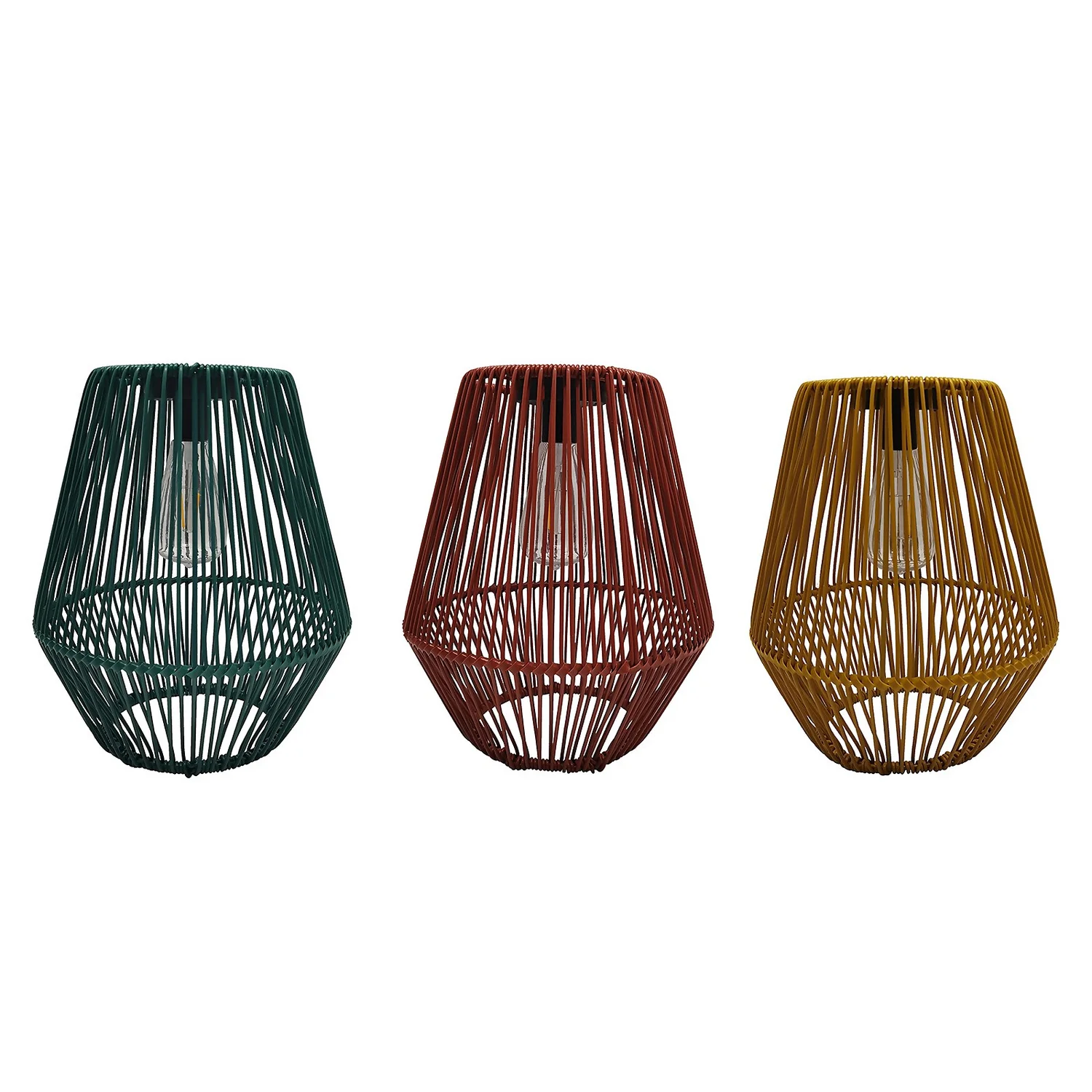 Homebase Edit Solar Rope Lantern - 30cm (Assorted Colours) 4 Homebase Edit Solar Rope Lantern - 30cm (Assorted Colours) - Image 2