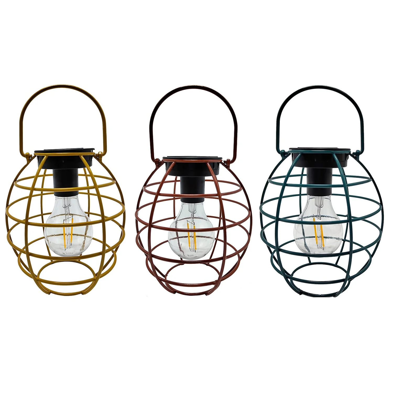 Homebase Edit Solar Cage Light (Assorted Colours) 4 Homebase Edit Solar Cage Light (Assorted Colours) - Image 2