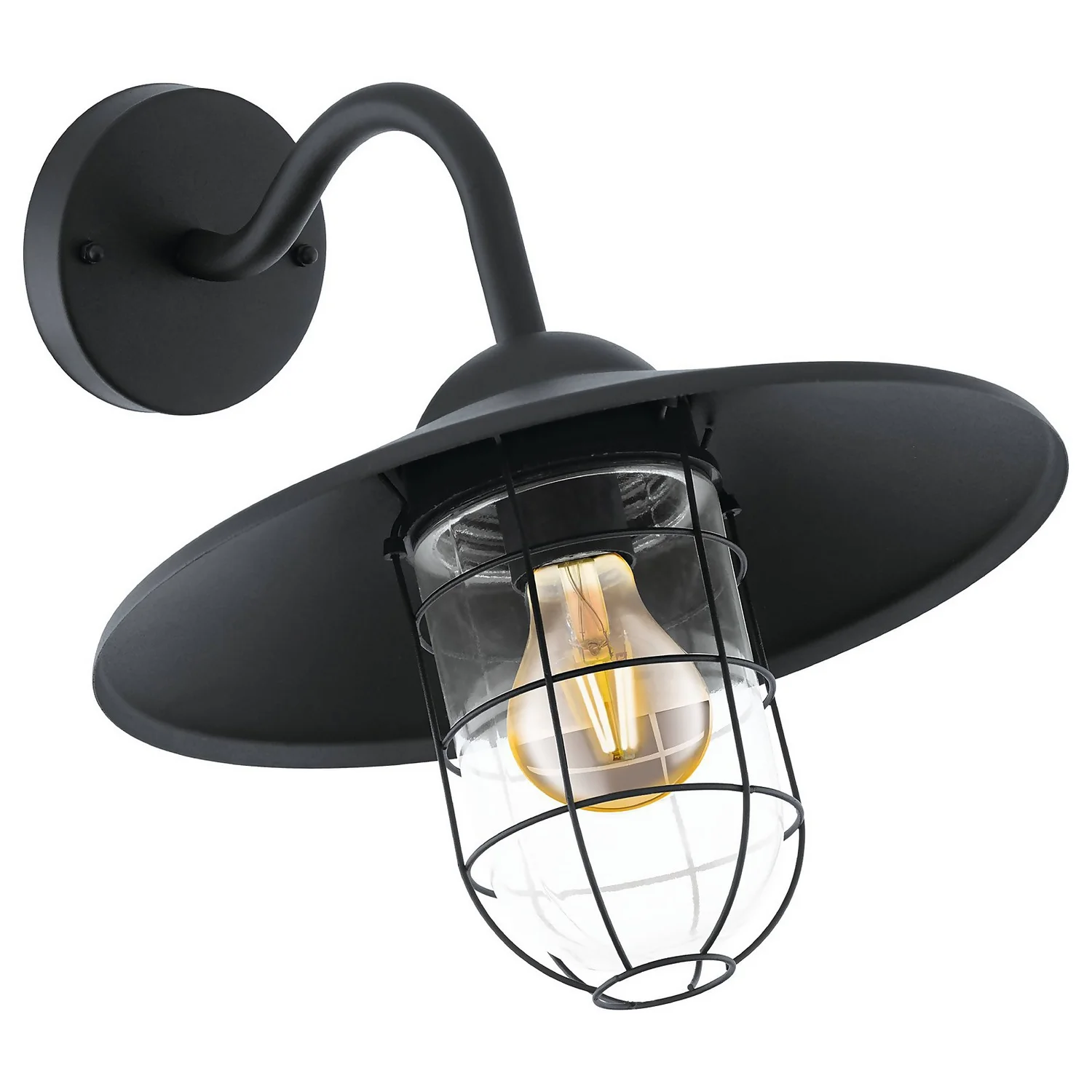 Eglo Melgoa Outdoor Wall Light - Black 4 Eglo Melgoa Outdoor Wall Light - Black - Image 2