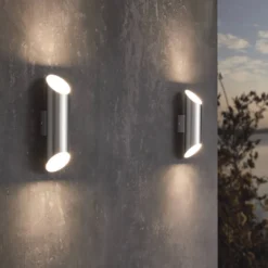Eglo Agolada Outdoor LED Wall Light - Stainless Steel 9 Eglo Agolada Outdoor LED Wall Light - Stainless Steel -Chic Lighting Store 14222376 2125020562524236