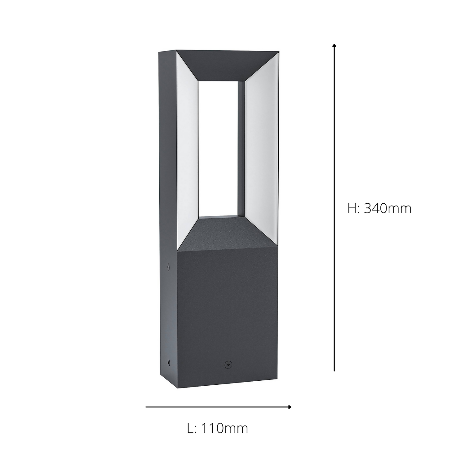 Eglo Riforano Outdoor LED Pedestal Light 5 Eglo Riforano Outdoor LED Pedestal Light - Image 3