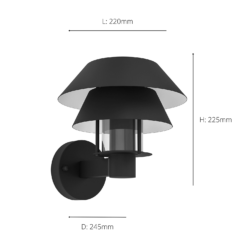 Eglo Chiappera Outdoor Wall Light 8 Eglo Chiappera Outdoor Wall Light -Chic Lighting Store 14222398 8045020562789346