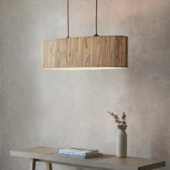 Caen Linear Pendant Ceiling Light - Natural 16 Caen Linear Pendant Ceiling Light - Natural -Chic Lighting Store 14301798 1245038439771427