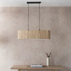 Caen Linear Pendant Ceiling Light - Natural 13 Caen Linear Pendant Ceiling Light - Natural -Chic Lighting Store 14301798 1485038439815842