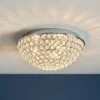 Daless Bathroom Flush Ceiling Light - Chrome Effect 2 Daless Bathroom Flush Ceiling Light - Chrome Effect -Chic Lighting Store 14301802 1795038440048201