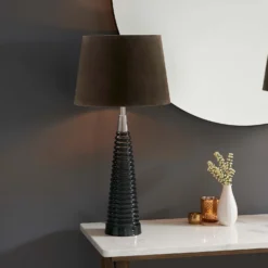 Fearn Table Lamp - Charcoal 14 Fearn Table Lamp - Charcoal -Chic Lighting Store 14301810 8765038437934269