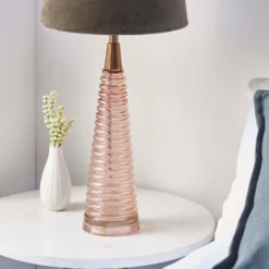 Fearn Table Lamp - Pink 18 Fearn Table Lamp - Pink -Chic Lighting Store 14301811 1305038438720278