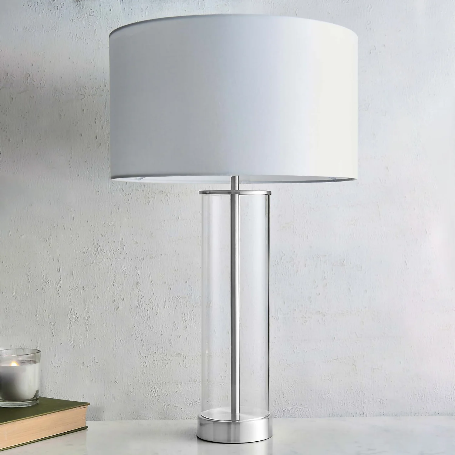 Gills Table Lamp - Nickel Effect 5 Gills Table Lamp - Nickel Effect - Image 3