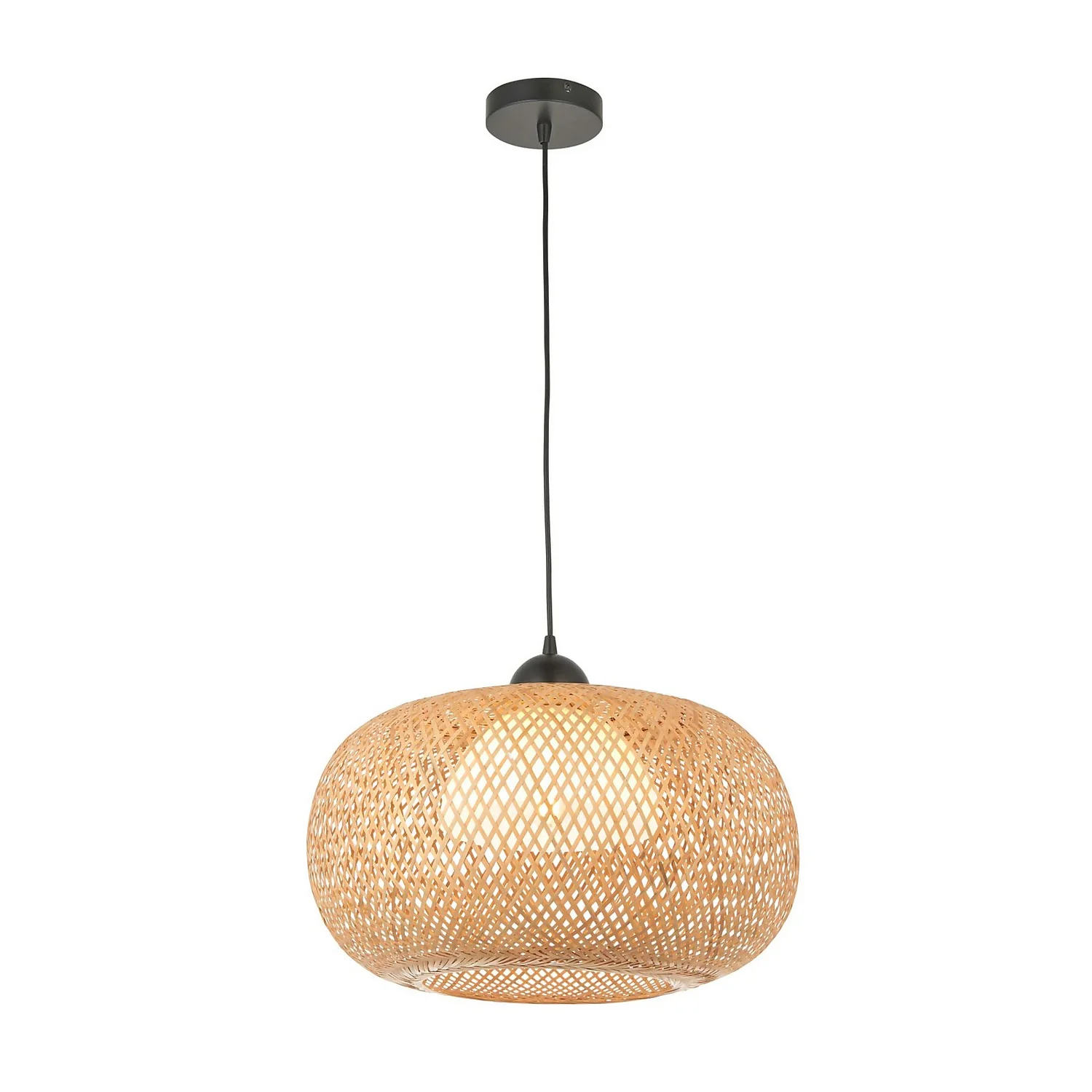 Laggan Globe Pendant Ceiling Light - Natural 4 Laggan Globe Pendant Ceiling Light - Natural - Image 2