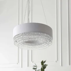 Langwell Pendant Ceiling Light - Grey 12 Langwell Pendant Ceiling Light - Grey -Chic Lighting Store 14301816 1115038439431956
