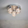 Leoch Bathroom Flush Ceiling Light - Chrome Effect 1 Leoch Bathroom Flush Ceiling Light - Chrome Effect -Chic Lighting Store 14301817 1325038438905081