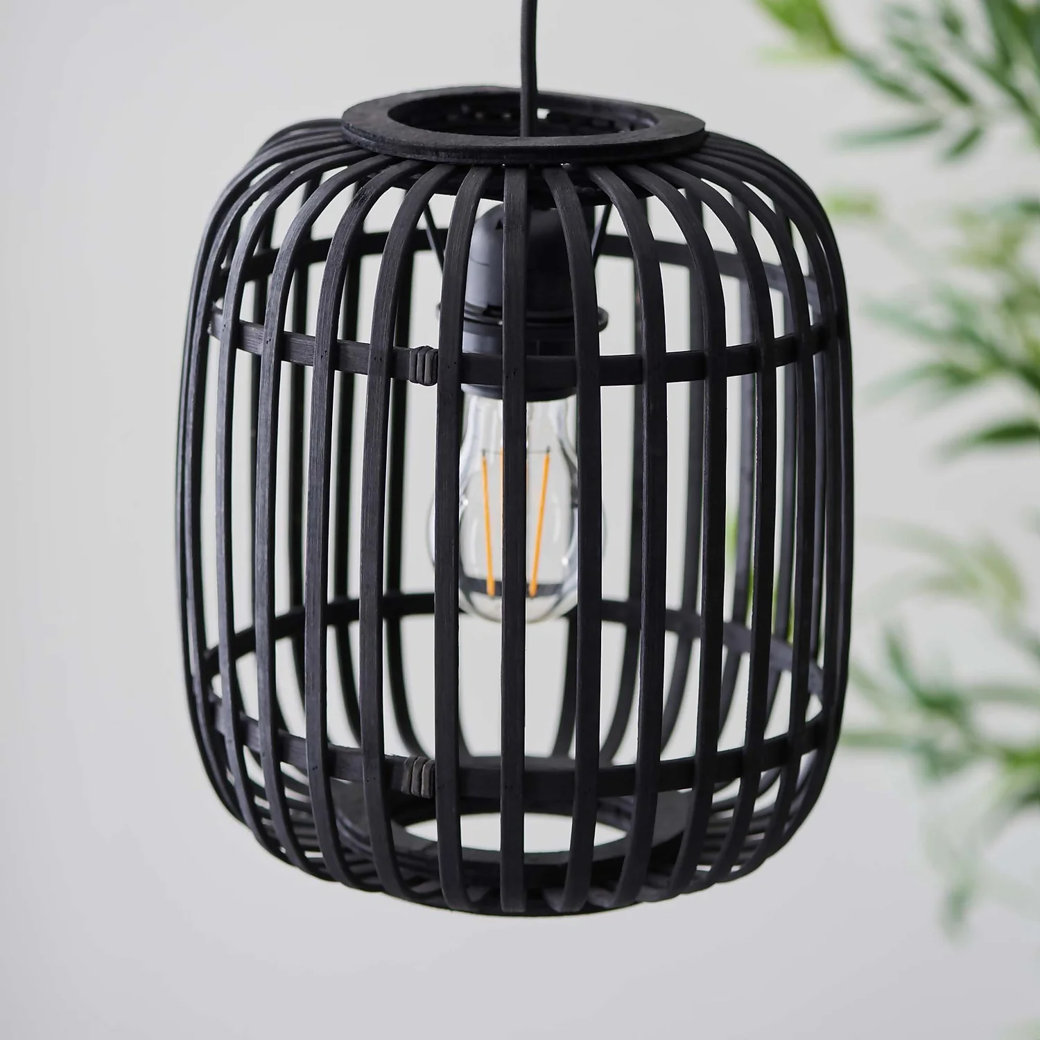 Saval Pendant Ceiling Light - Dark Bamboo 8 Saval Pendant Ceiling Light - Dark Bamboo - Image 6
