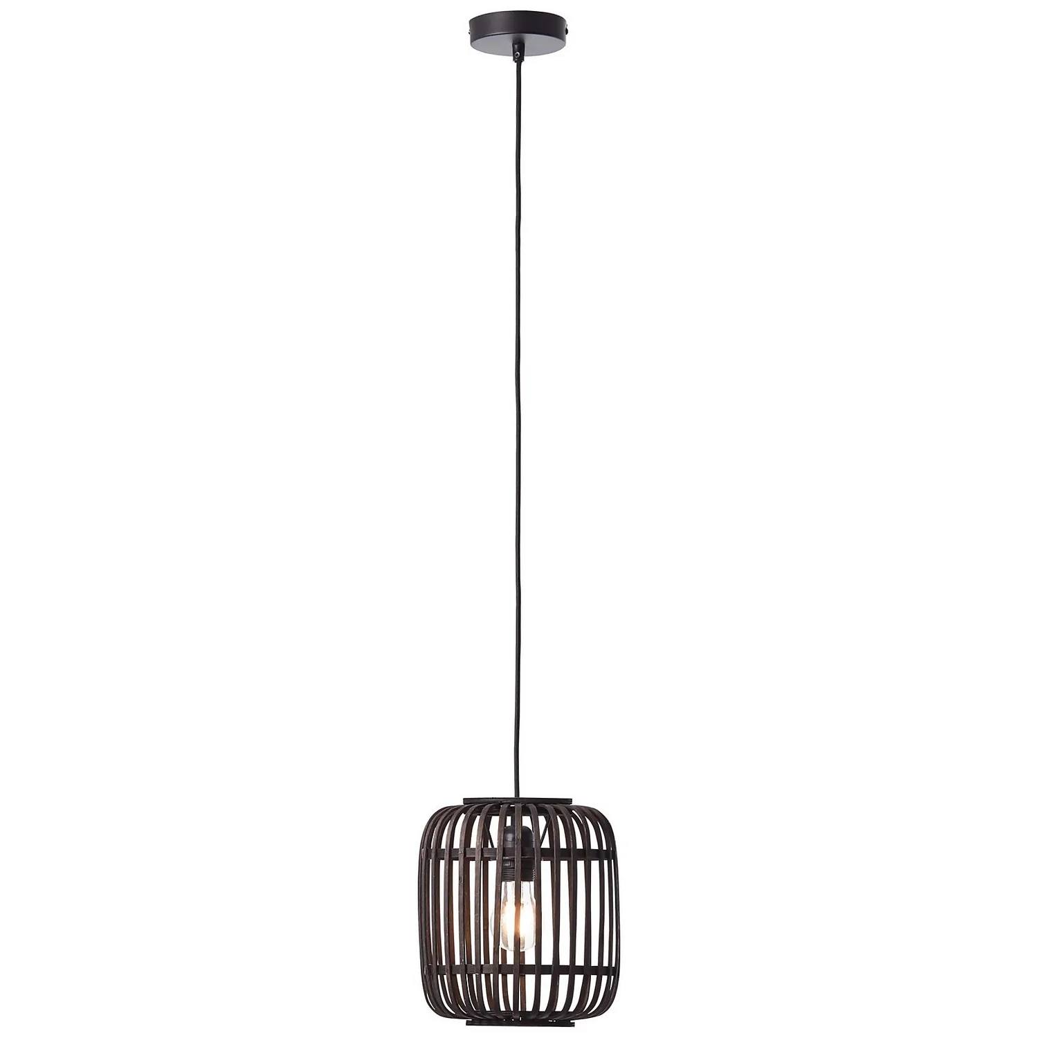 Saval Pendant Ceiling Light - Dark Bamboo 4 Saval Pendant Ceiling Light - Dark Bamboo - Image 2