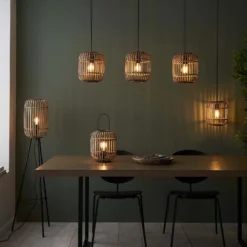 Saval Pendant Ceiling Light - Natural Bamboo 17 Saval Pendant Ceiling Light - Natural Bamboo -Chic Lighting Store 14301825 1595038438228422