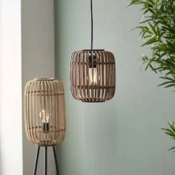 Saval Pendant Ceiling Light - Natural Bamboo 16 Saval Pendant Ceiling Light - Natural Bamboo -Chic Lighting Store 14301825 1615038438178055
