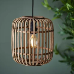 Saval Pendant Ceiling Light - Natural Bamboo 14 Saval Pendant Ceiling Light - Natural Bamboo -Chic Lighting Store 14301825 8025038438089864