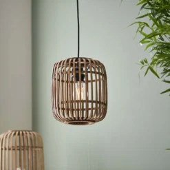 Saval Pendant Ceiling Light - Natural Bamboo 12 Saval Pendant Ceiling Light - Natural Bamboo -Chic Lighting Store 14301825 9085038437833898