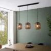 Saval 3 Lamp Pendant Diner Bar Light - Natural Bamboo 2 Saval 3 Lamp Pendant Diner Bar Light - Natural Bamboo -Chic Lighting Store 14301827 1045038439130405