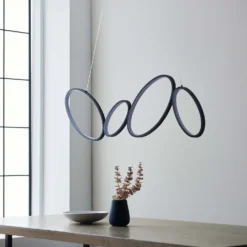 Torbeg Integrated LED Pendant Ceiling Light - Black 12 Torbeg Integrated LED Pendant Ceiling Light - Black -Chic Lighting Store 14301828 1655038438841229