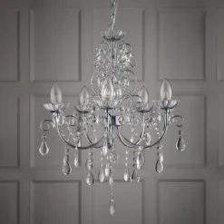 Shanzie Pendant Bathroom Ceiling Light - Chrome Effect -Chic Lighting Store 14301830 1355038492919715