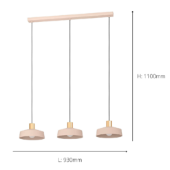 Eglo Valdiola 3 Lamp Diner Bar Light - Brushed Sand 9 Eglo Valdiola 3 Lamp Diner Bar Light - Brushed Sand -Chic Lighting Store 14302942 9085038224250098