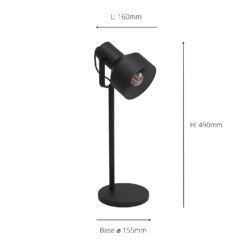 Eglo Casibare Table Lamp - Black 10 Eglo Casibare Table Lamp - Black -Chic Lighting Store 14302943 9535038224029802