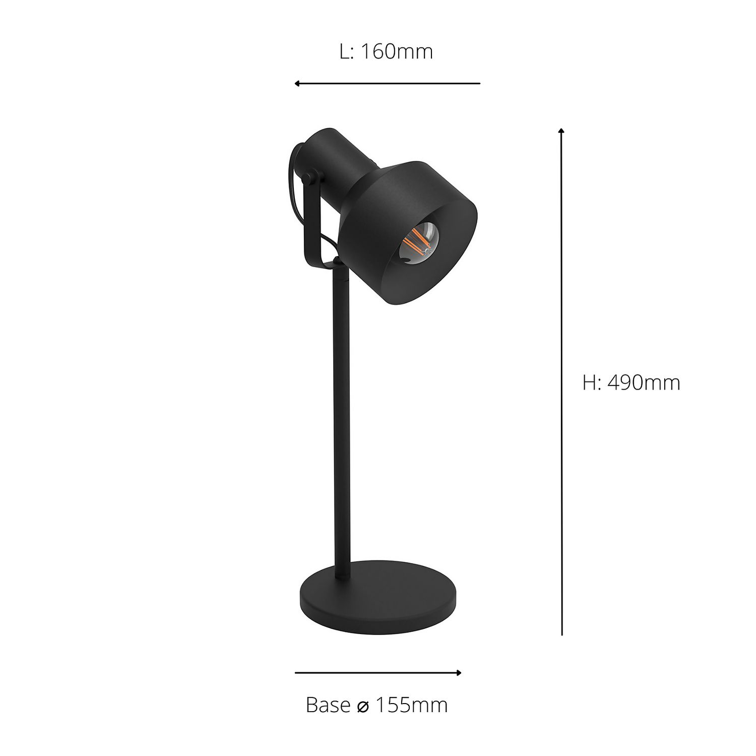 Eglo Casibare Table Lamp - Black 6 Eglo Casibare Table Lamp - Black - Image 4