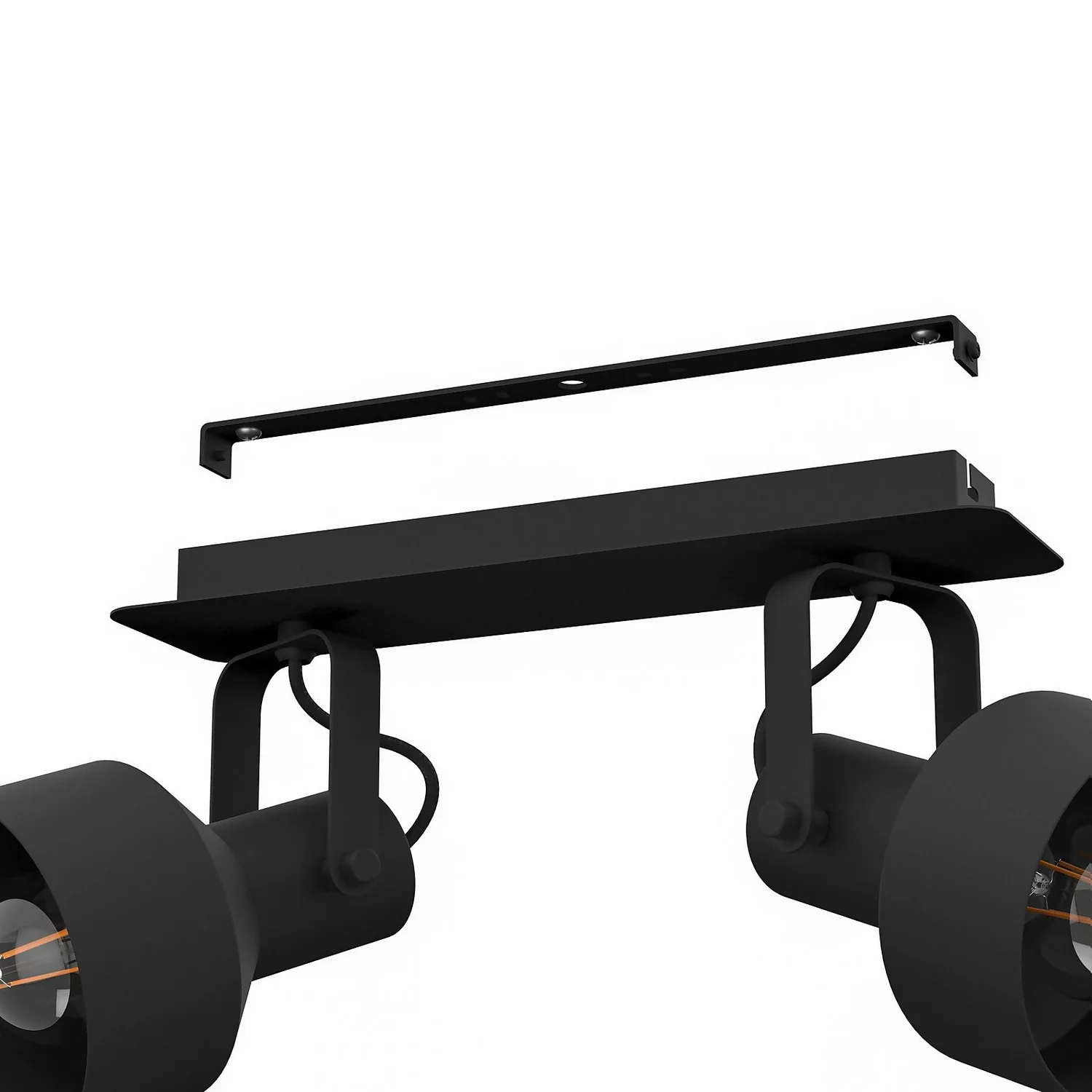 Eglo Casibare 2 Lamp Spotlight - Black 5 Eglo Casibare 2 Lamp Spotlight - Black - Image 3