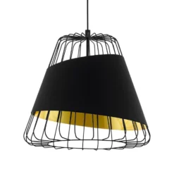 Eglo Austell Pendant Ceiling Light - Black & Gold 8 Eglo Austell Pendant Ceiling Light - Black & Gold -Chic Lighting Store 14302951 1155038223057475