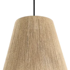 Eglo Alderney Pendant Ceiling Light - Black & Natural 11 Eglo Alderney Pendant Ceiling Light - Black & Natural -Chic Lighting Store 14302952 1715038223258436